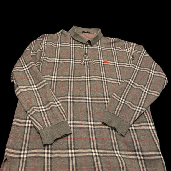 Burberry polo long  sleeve shirt - Picture 1 of 1